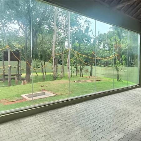 Orangutan Enclosure (Family) View point at Sri Chamarajendra Zoological Gardens, work inspection